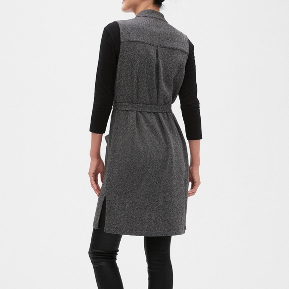 Banana Republic Textured Knit Long Vest - Picture 3 of 12